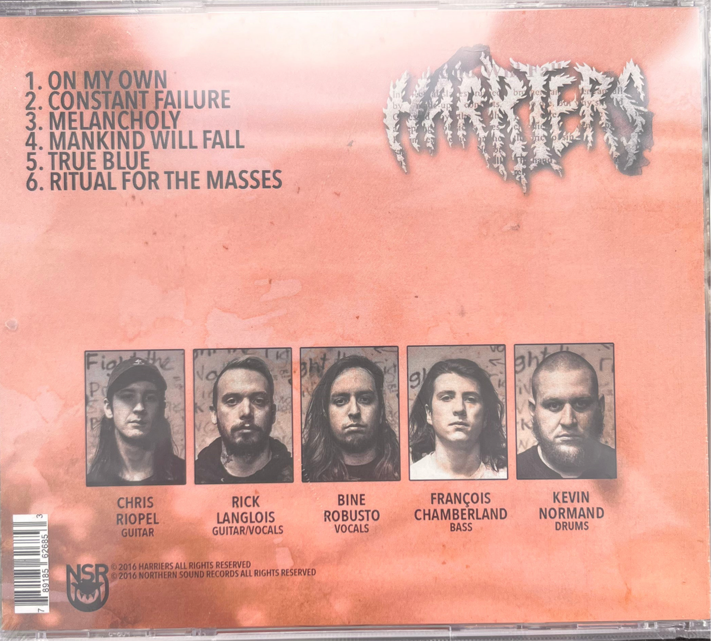HARRIERS - MANKIND WILL FALL EP (CD)