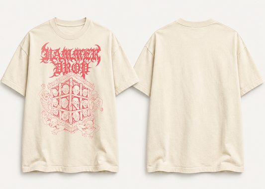(READY TO SHIP) HAMMER DROP - DISPOSABLE FREEDOM SHIRT ( IVORY )